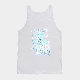 Diver boy original watercolour Tank Top